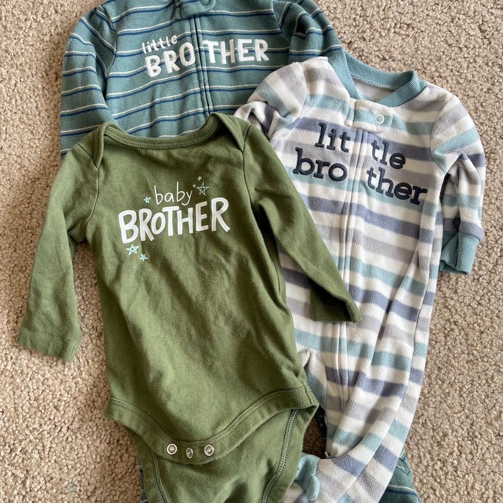 Green and Blue Baby Brother Bundle